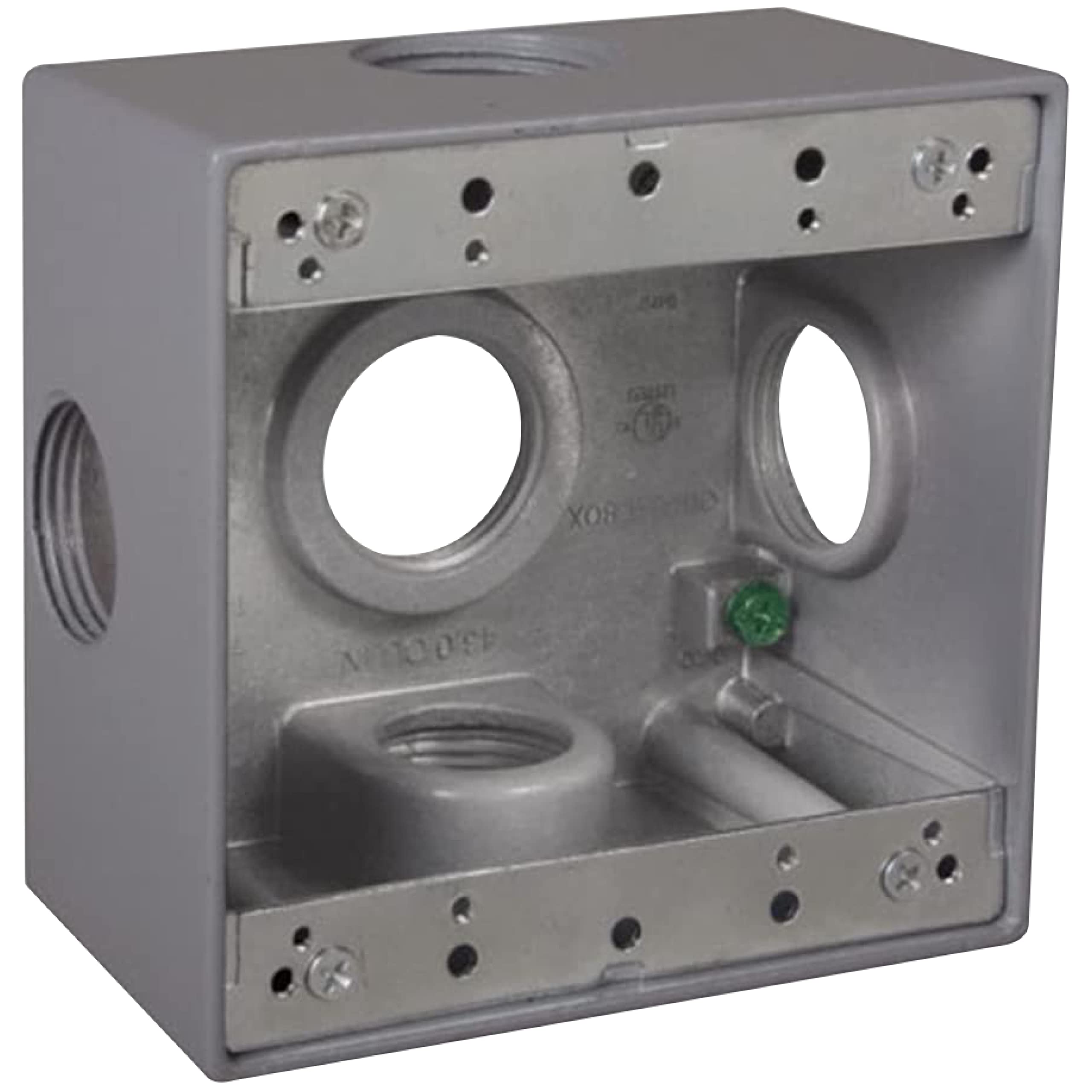 TayMac DD5100XS 4-1/2-Inch X 4-1/2-Inch Gang Weatherproof Box, 1